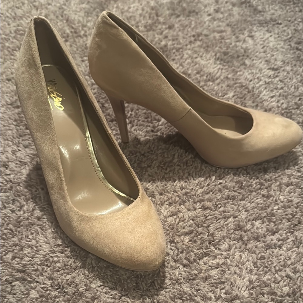 Suede Mossimo Tan Heels